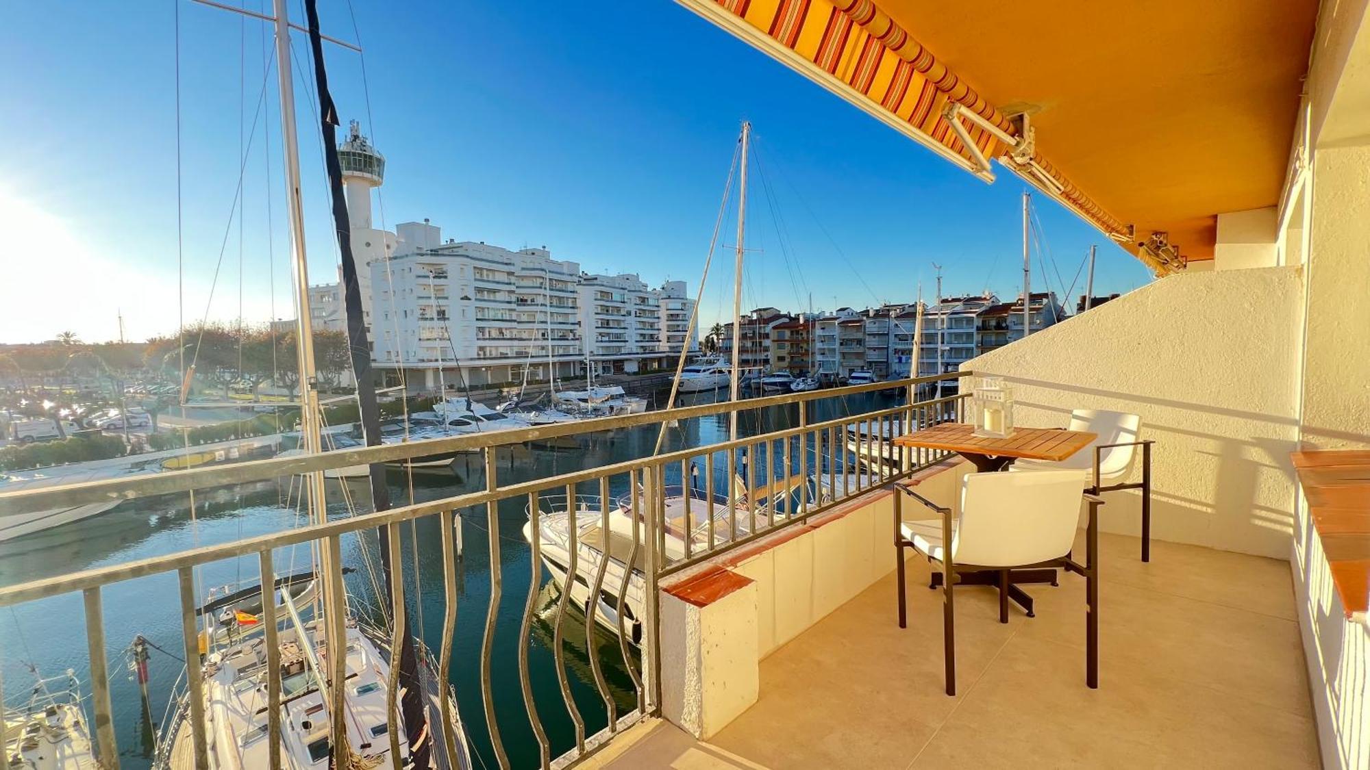 Estudio Frente Al Canal Con Terraza Empuriabrava Exterior foto