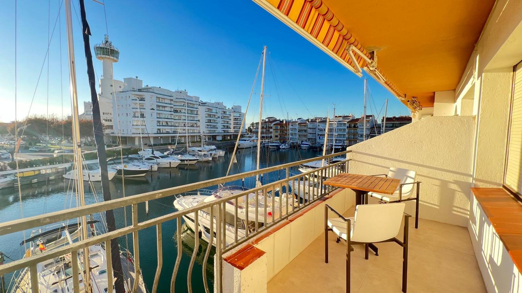 Estudio Frente Al Canal Con Terraza Empuriabrava Exterior foto