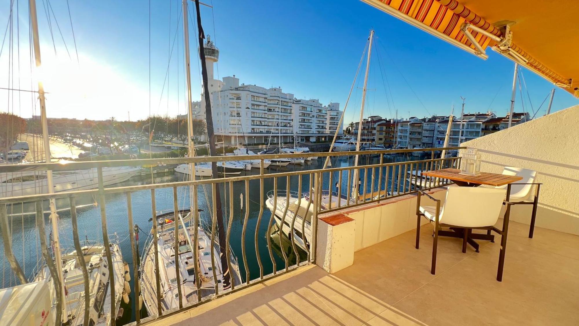Estudio Frente Al Canal Con Terraza Empuriabrava Exterior foto