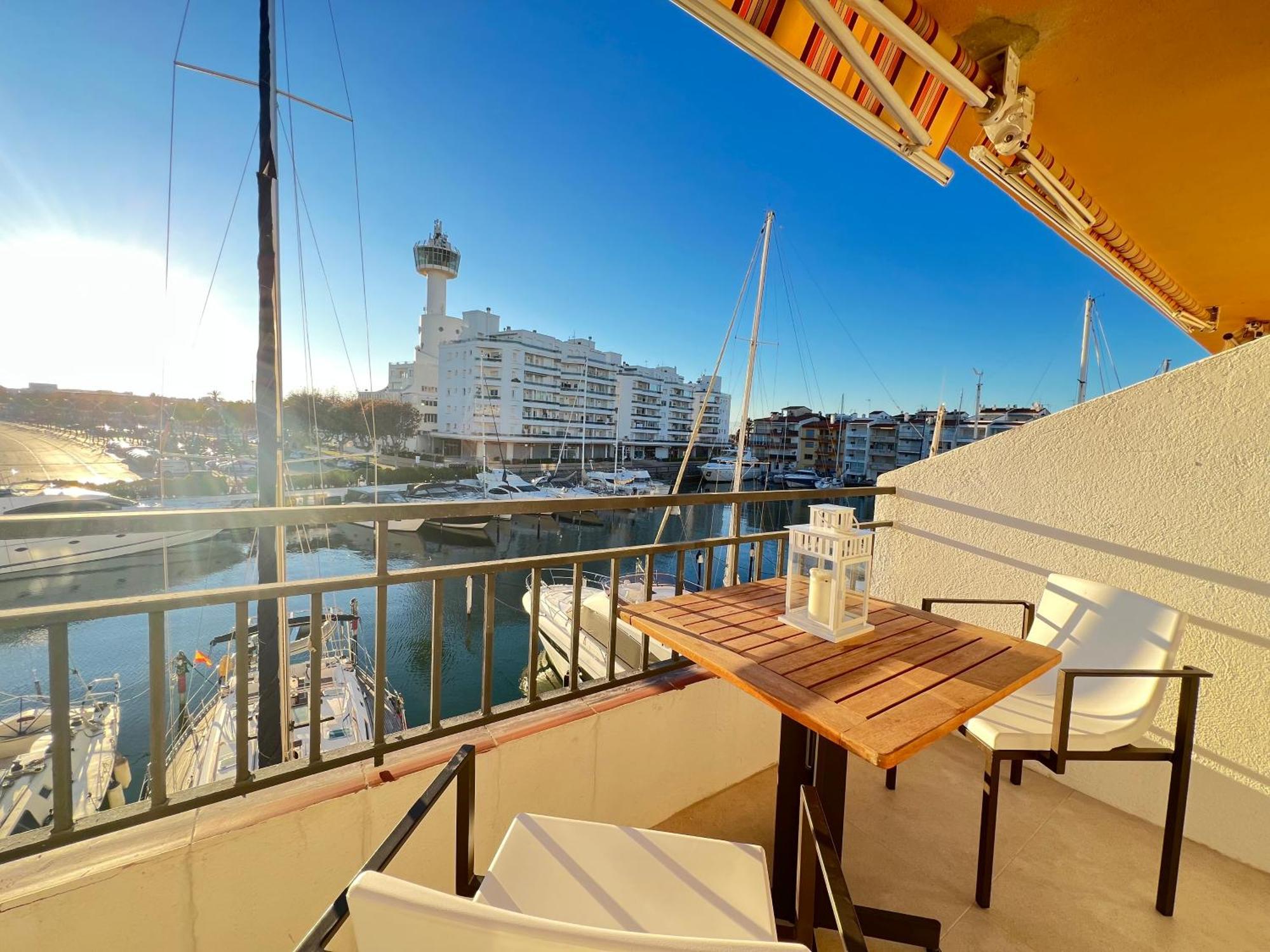 Estudio Frente Al Canal Con Terraza Empuriabrava Exterior foto