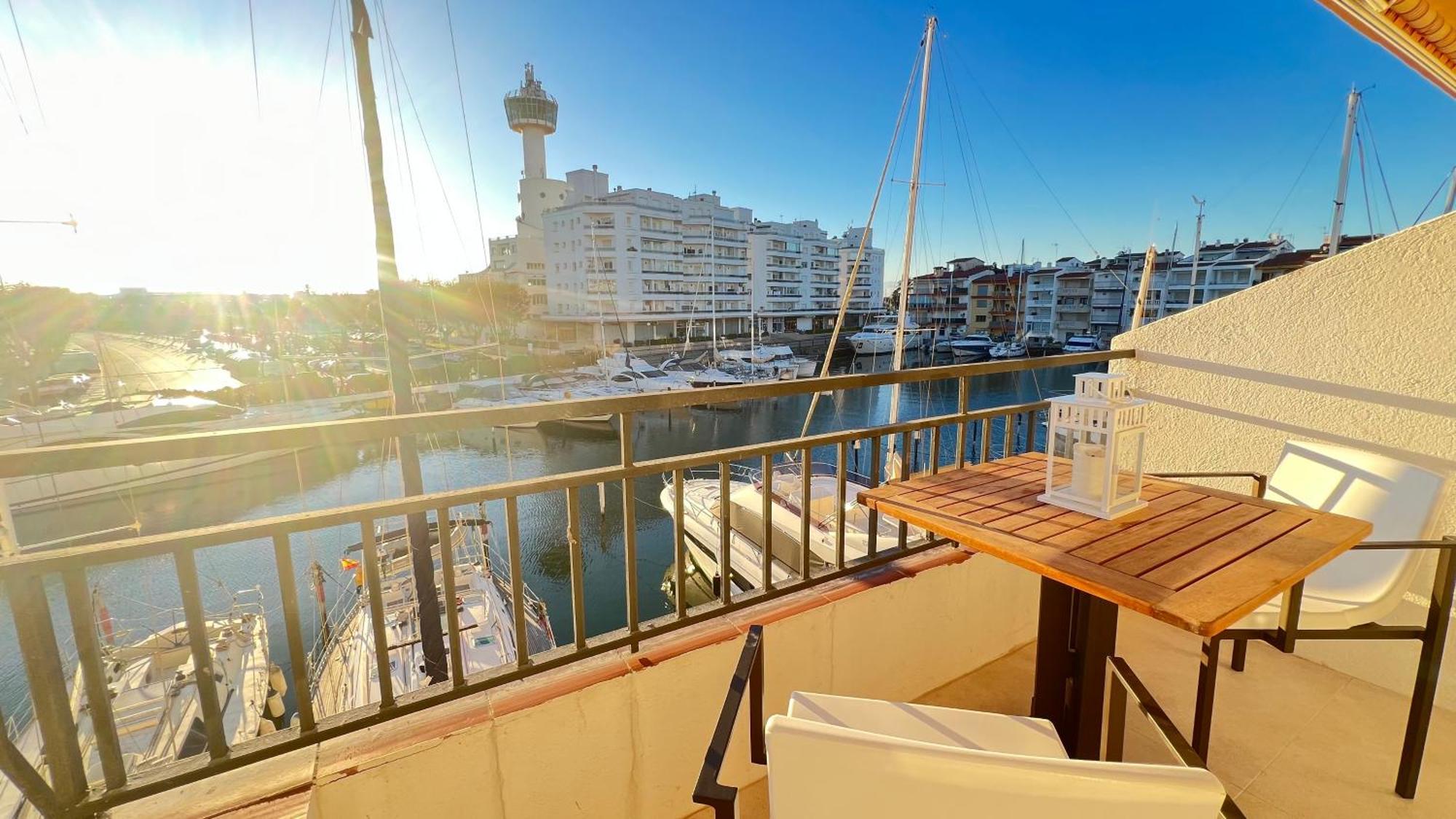Estudio Frente Al Canal Con Terraza Empuriabrava Exterior foto